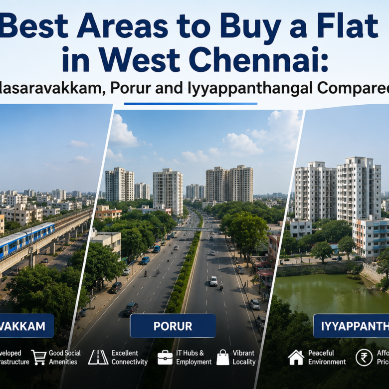 Best Areas to Buy a Flat in West Chennai: Valasaravakkam, Porur and Iyyappanthangal Compared (2026)